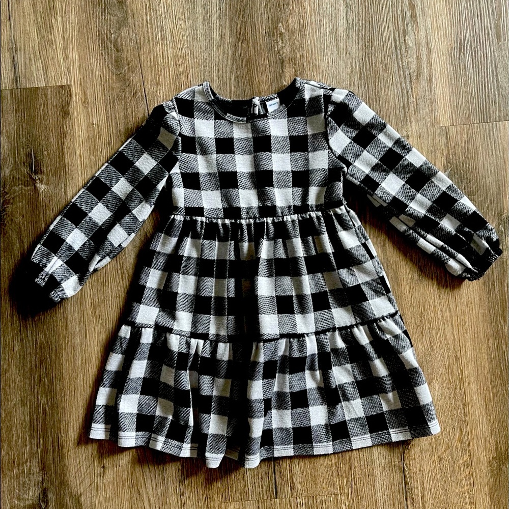 Buffalo plaid old navy dress 4t